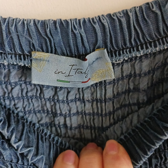 Pull on Super-Wide Flowy Skirt Pants - Picture 7 of 10